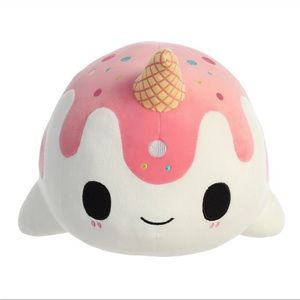 Auroroa Tasty Peach 12.5” Vanilla Berry Nomwhal Plush